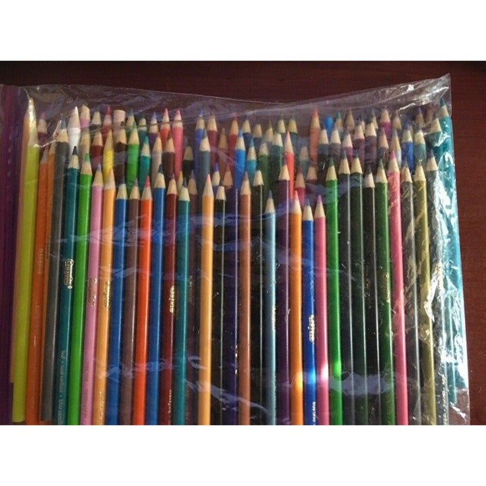 Lot of colored pencils